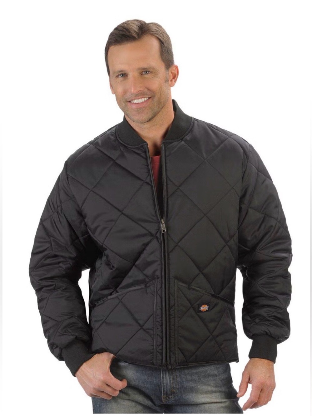 DICKIES DIAMOND QUILTED NYLON WORK JACKET